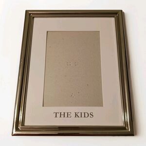 Mud Pie Metal Frame The Kids Aluminum Matted Photo Frame